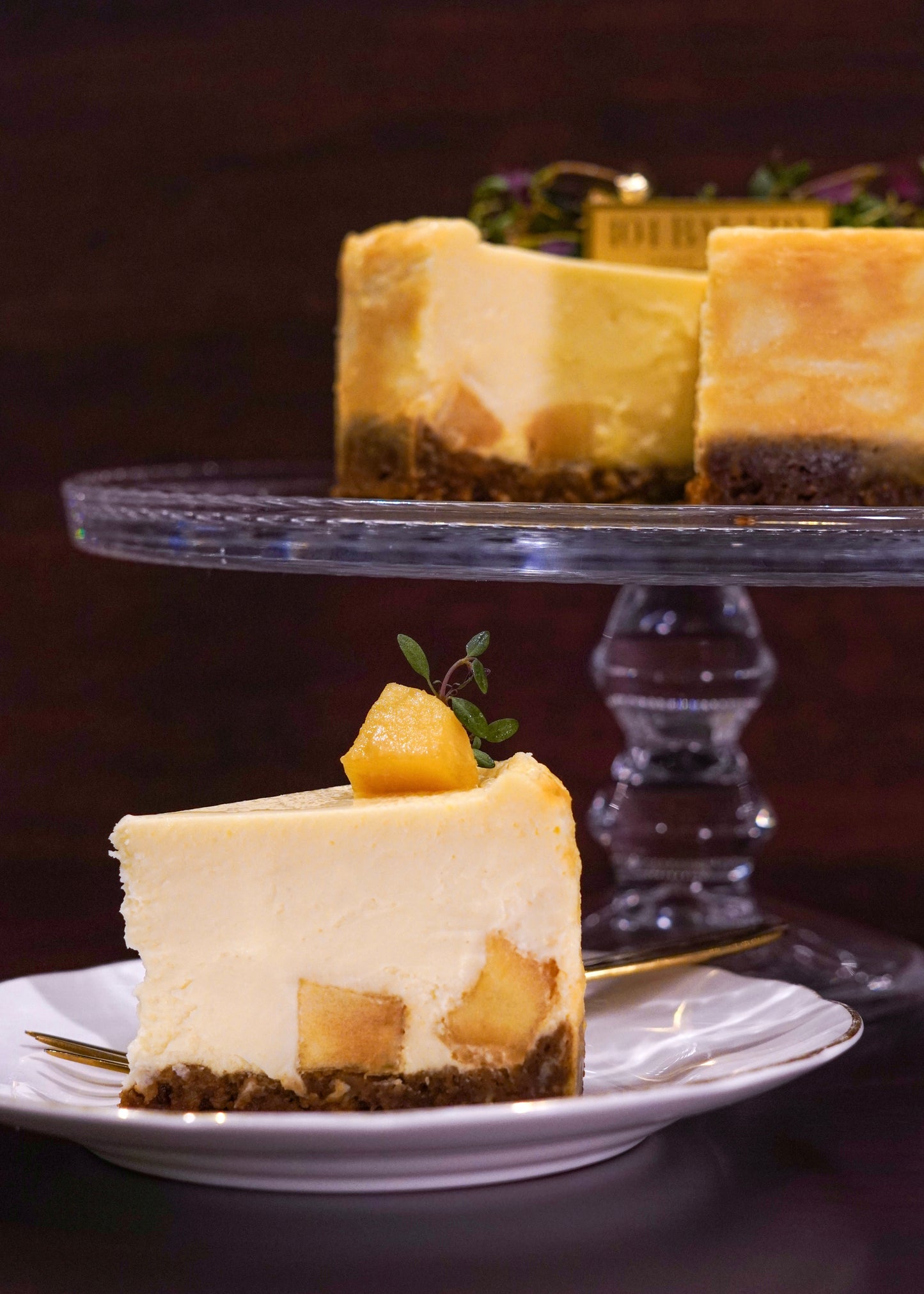 Golden Orchard Cheesecake