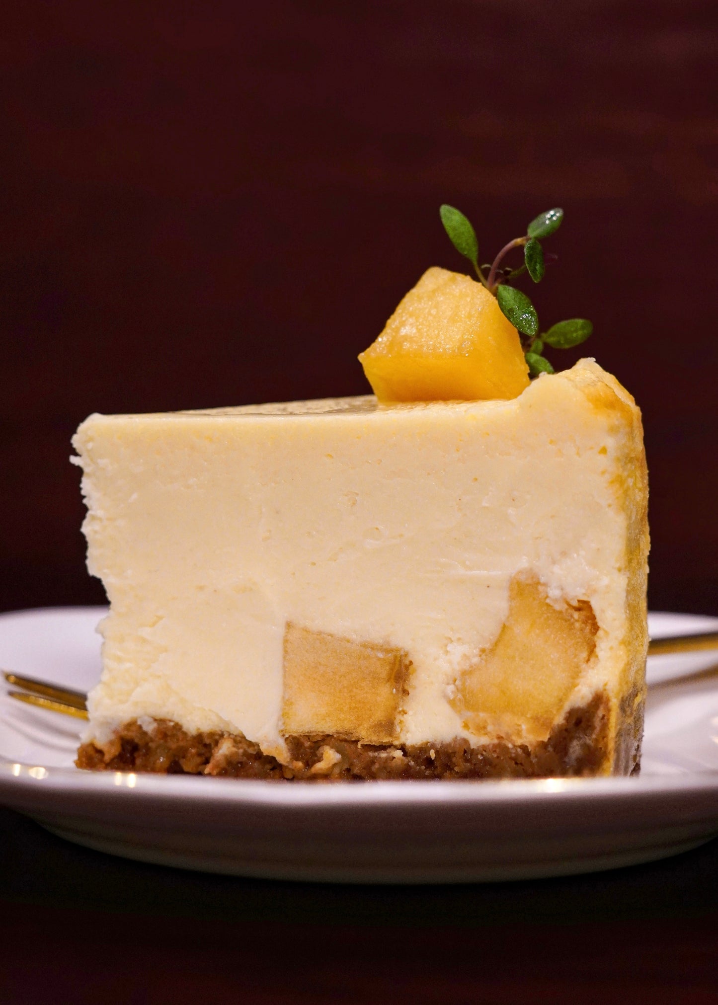 Golden Orchard Cheesecake