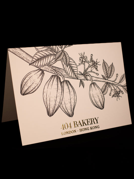 Gold-foiled Card (with personal message)