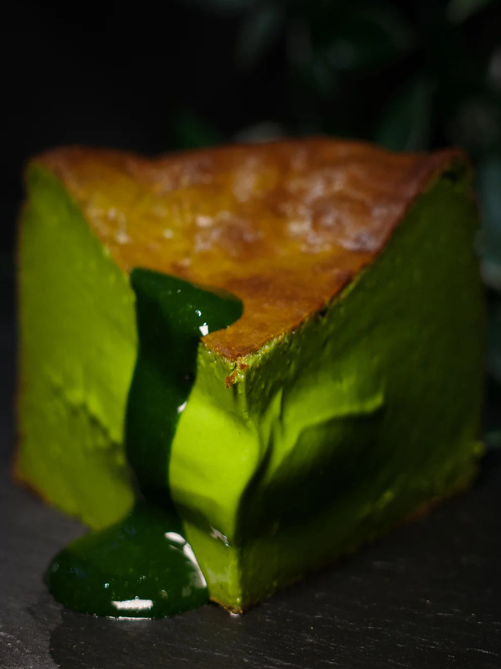 Marukyu Koyamaen Aoarashi Matcha Basque Cheesecake (GF)