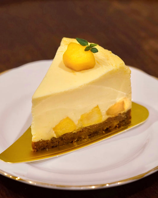 Golden Orchard Cheesecake Slice