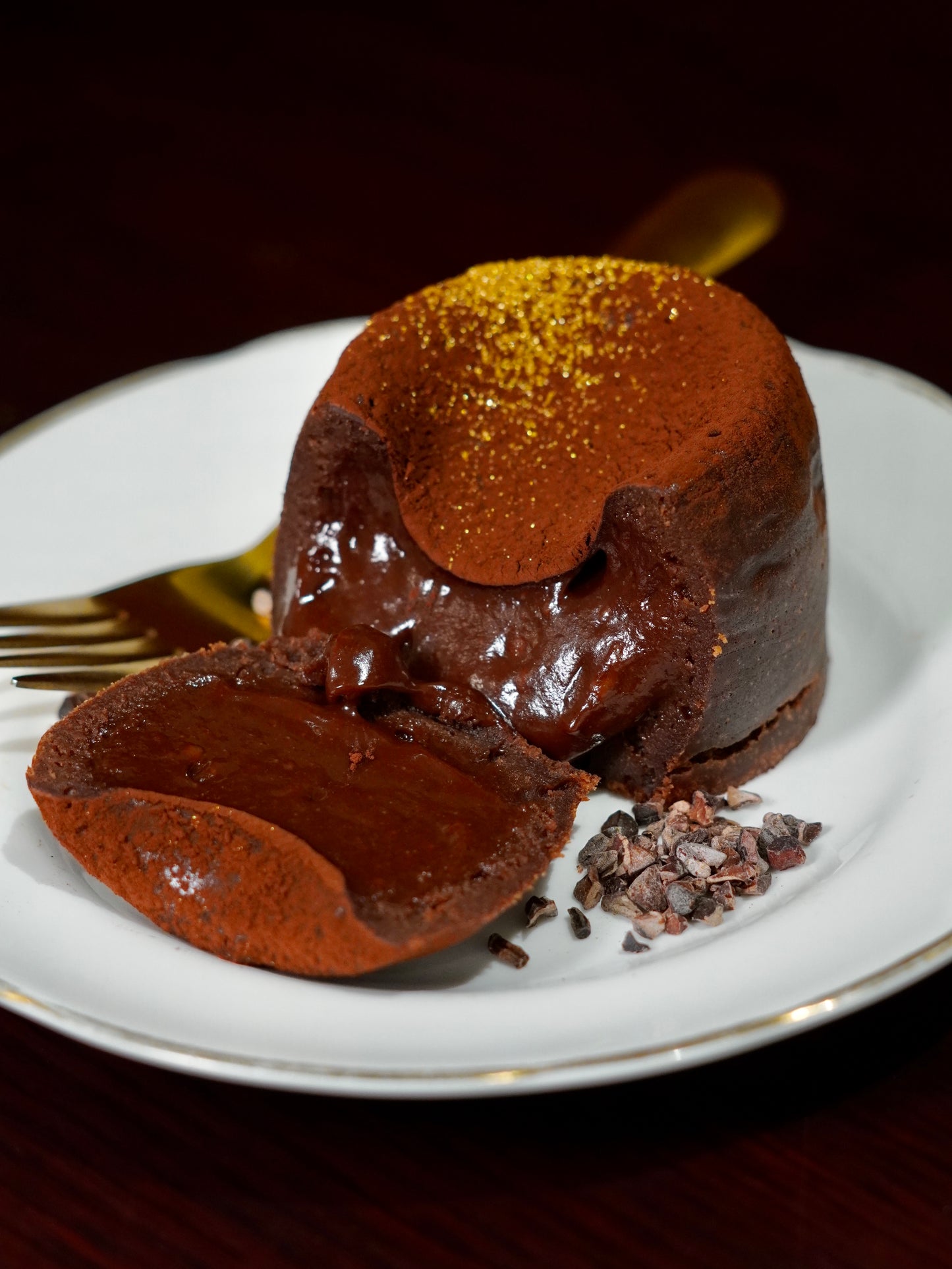 Molten Chocolate Cake 72%